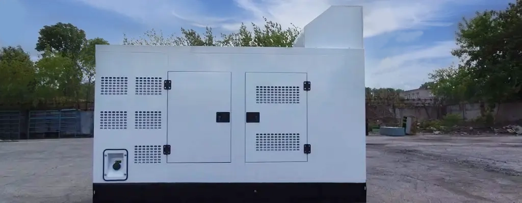 Дизельный генератор напряжением 0,4кВ под капотом